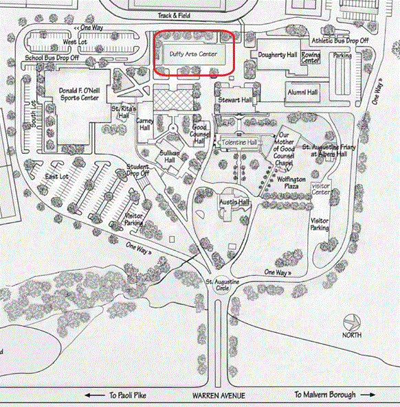 Malvern Prep Campus Map