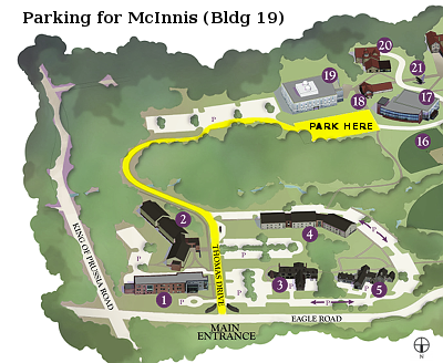 Eastern Univ Parking Map